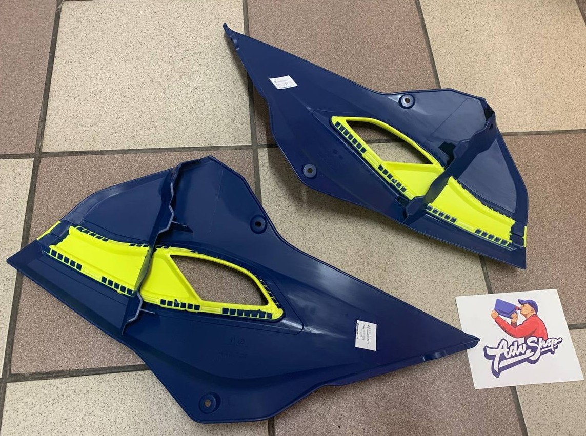 Husqvarna SPOILER KIT BLUE 2016 обтекатели бака комплект синий / желтый TE FE 13 16 ( 81308054000H1A ) - фото 2