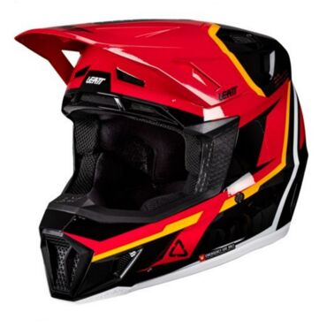 Leatt Шлем кроссовый  7.5 V26 Red + очки Velocity 4.5 - миниатюра 9