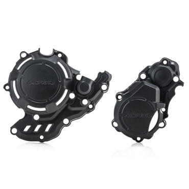 Комплект защиты крышки сцепления и зажигания X Power Husqvarna FE 250 350 17 19, KTM EXC F 250 350 17 19 / Freeride 4T 19 - Черный - миниатюра 1