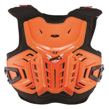 Защита панцирь подростковый LEATT 4.5 JUNIOR, Оранжевый белый - миниатюра 2