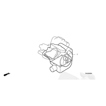HONDA прокладка крышки помпы  XL600 XL650 XL700 XRV750 ( 19226MM9000 ) - миниатюра 3