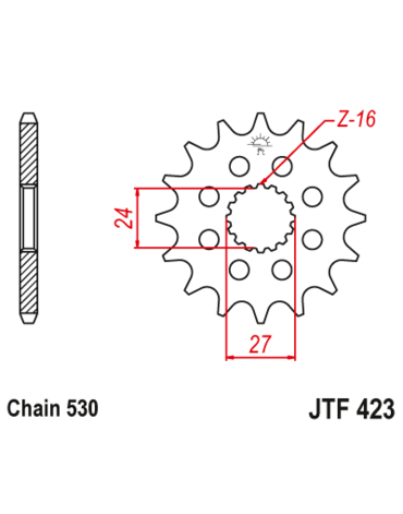Звезда ведущая JTF423 17