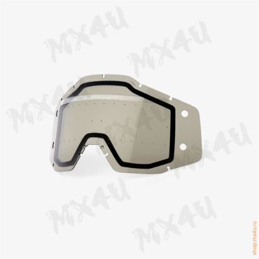 Линза системы перемотки 100% Accuri Forecast Mud Visor Smoke - миниатюра 1