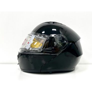 Шлем модуляр RSX Spark (HS 159) Winter, черный, очки желтые - миниатюра 6