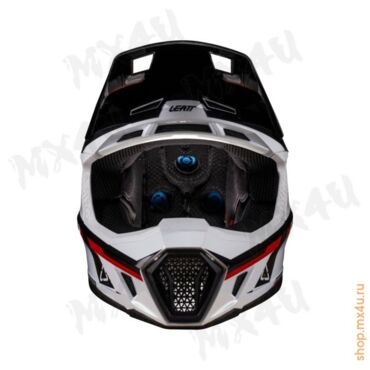 Шлем 7.5 V26 Thermoplastic + 4.5 очки Velocity - Черно Белый - миниатюра 8