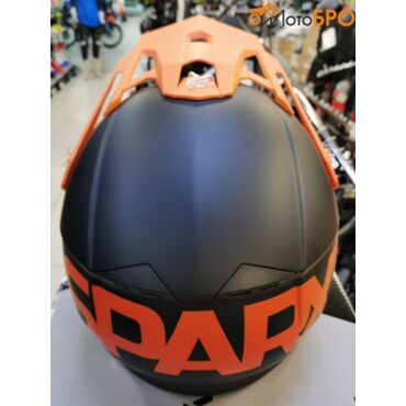 Шлем детский кроссовый Sparx Recrut HL169 черно оранжевый - миниатюра 5
