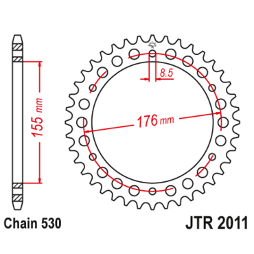 Звезда ведомая JTR2014 50 - миниатюра 1