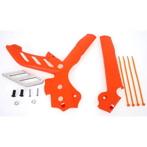 Защита рамы оранжевая KTM SX SX F 11 15; EXC EXC F 12 16 - фото 2