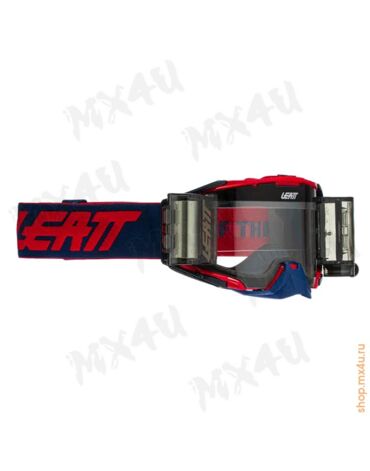 Очки Leatt Velocity 6.5 Roll Off Red Blue Clear 83% (8021700460)