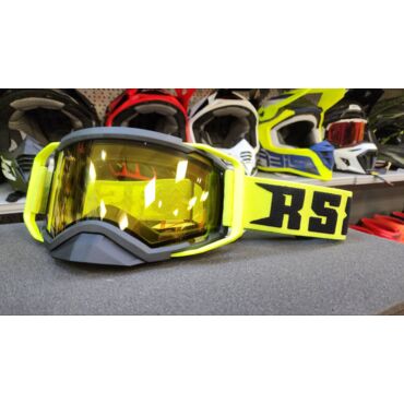 Очки зимние RSX Blizzard Winter, черный зеленый; двойная желтая линза - миниатюра 4