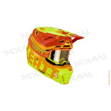 Кроссовый шлем Leatt Moto 7.5 Helmet Kit - Цитрус - миниатюра 4