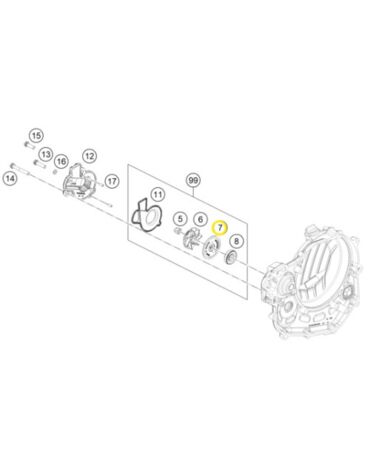 Диск водяной помпы FC FE450 501(c18)