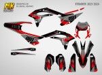 Наклейки на эндуро мотоцикл BETA XTrainer 250 300 2023 2025. Серия GrayTG - миниатюра 1