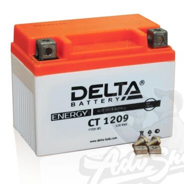 DELTA CT 1209 аккумулятор  MF ( YTX9 BS ) - миниатюра 1
