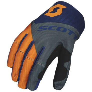 Scott Перчатки 450 Angled blue orange - миниатюра 2