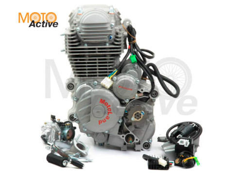 Двигатель 300см3 172FMM 3A (CB250 F BB300 D 75мм) ZS грм цепь,5ск (полный комплект) - фото 1