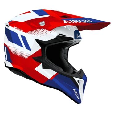 Airoh Шлем Wraaap Vision Red Blue Gloss - миниатюра 2