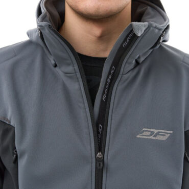 Dragonfly Мототолстовка DF Urban Man 2025 Grey с защитой - миниатюра 13