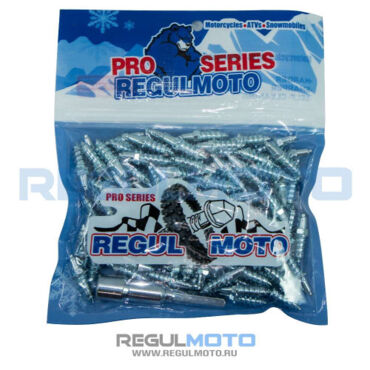Шипы Regulmoto PRO Series Н25 c карбид фольфрамовым сердечником (дл. резьбы 15,5 мм) компл. 100шт  - миниатюра 1