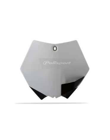 Щиток переднего номера Polisport 8664400007 KTM SX SX F '2007 12 XC F '2008 12, белый Oem