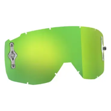 SCOTT Линзы Hustle MX SGL WKS OTG green chrome afc - миниатюра 1
