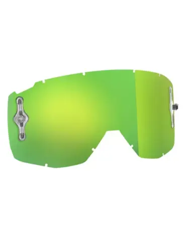 SCOTT Линзы Hustle MX SGL WKS OTG green chrome afc