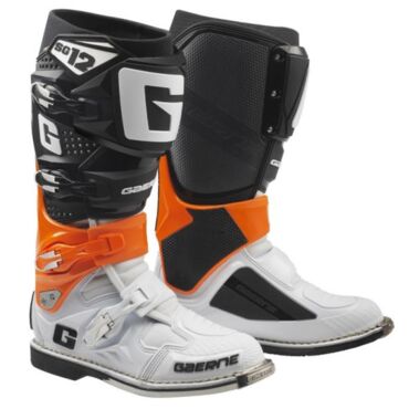 Мотоботы Gaerne SG 12, orange grey white  (42, Взрослая  Кросс эндуро) - миниатюра 1