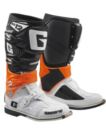 Мотоботы Gaerne SG 12, orange grey white  (42, Взрослая  Кросс эндуро)