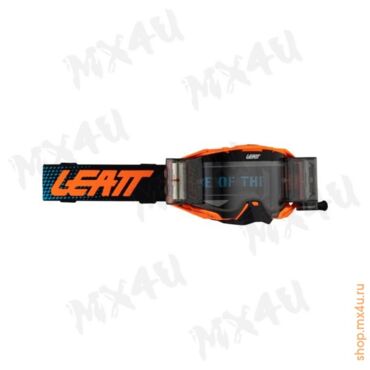 Очки для мотокросса Velocity 6.5 Roll Off Оранжевый Clear 83 VLT V25 - миниатюра 2