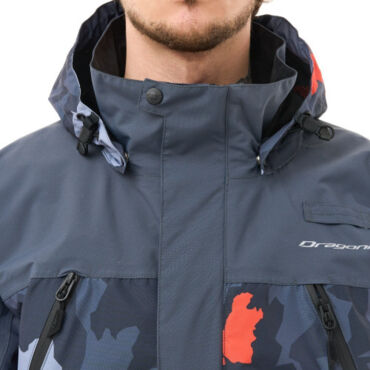Dragonfly Мембранная куртка Quad 2.0 Man 2025 Grey - Orange Camo - миниатюра 21