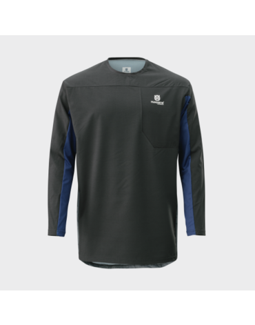 Мотоджерси Husqvarna Gotland Shirt, black grey (M, Взрослая  Кросс эндуро)