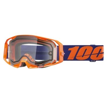 100% Очки Armatic Enduro Moto Neon Orange / Clear - миниатюра 1