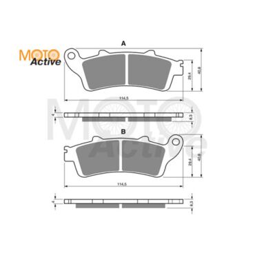 Тормозные колодки GOLD FREN Sintered S3 178 - миниатюра 1