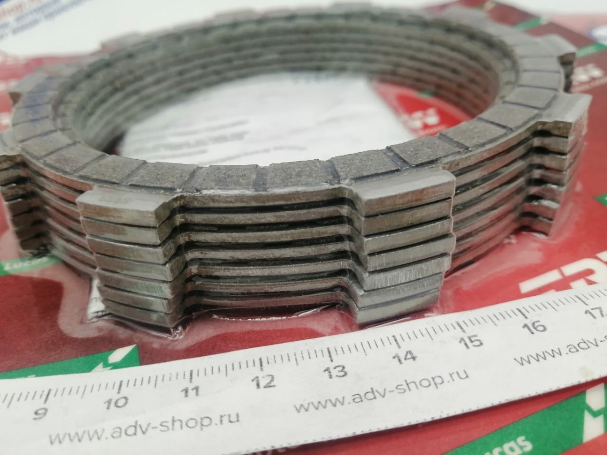 TRW FRICTION PLATES SET MCC 118 7 комплект фрикционных дисков сцепления XL600 XR400SM DR250 // LS 10045022 - фото 2