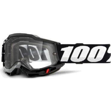 Очки 100% Accuri 2 enduro goggle black, прозрачная линза - миниатюра 1