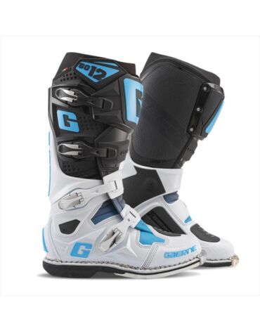 Мотоботы GAERNE SG 12, Black White Carolina Blue (Limited Edition)