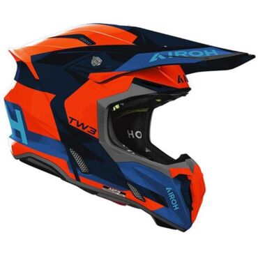 Шлем AIROH Twist 3 Fancy Orange Blue (Глянцевый) - миниатюра 3