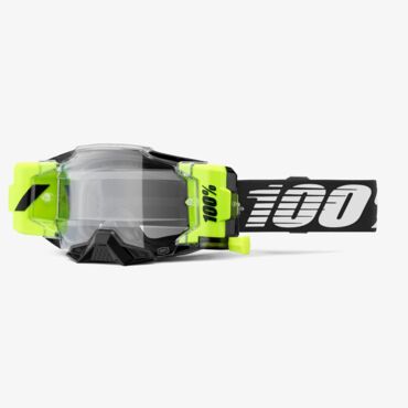 Очки 100% ARMEGA FORECAST Goggle Black - Clear Lens - миниатюра 1