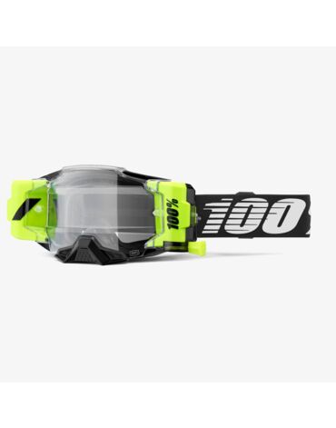 Очки 100% ARMEGA FORECAST Goggle Black - Clear Lens