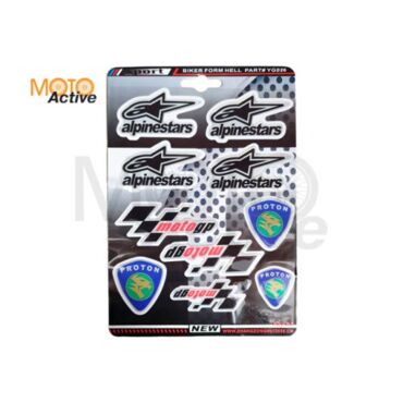 Наклейки набор ALPINESTARS YG026 - миниатюра 1