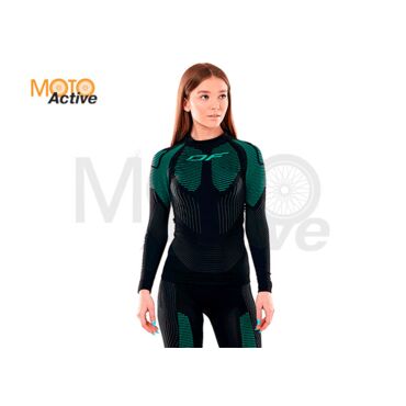 Термофутболка DF 3DThermo Green с длинный рукавом - миниатюра 4