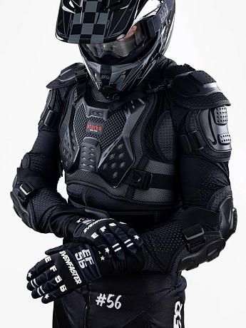 Моточерепаха STARKS Body Armor Solid Chest Чёрный - фото 9