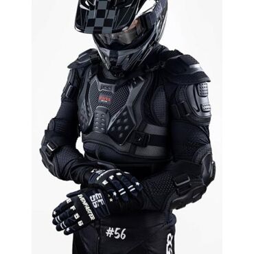 Моточерепаха STARKS Body Armor Solid Chest Чёрный - миниатюра 9
