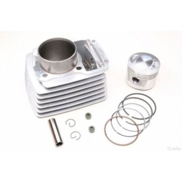 Цилиндро поршневая группа 4T двиг. CG150 d 62, p 15 высокий поршень (тефлон) SM PARTS - миниатюра 1