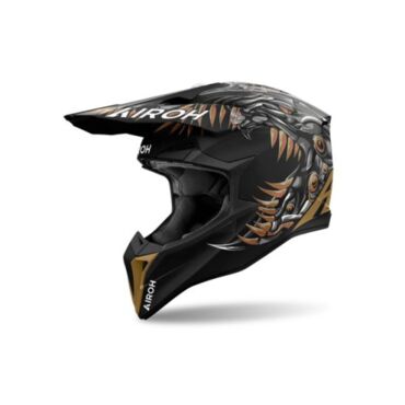 Кроссовый шлем Airoh Wraaap Cyborg - миниатюра 1