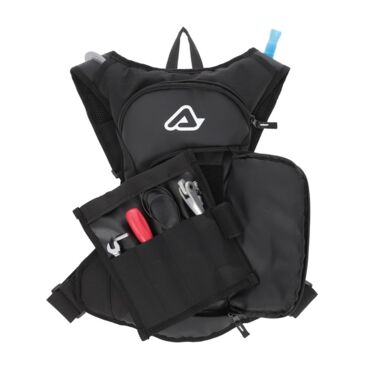 Acerbis Рюкзак с гидропаком Acqua Logo Black White (5 2 L) - миниатюра 8