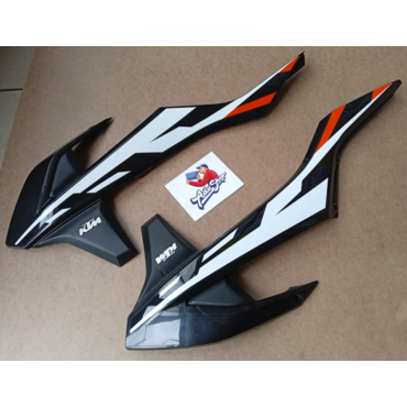 KTM SPOILER KIT WXC XC W  17 спойлер бака комплект черные с наклейками 17 19 ( 7900805400030A ) - миниатюра 2