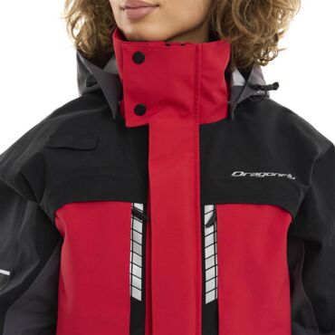 Dragonfly Мембранная куртка Quad Pro Woman V26 Red - Black - Grey - миниатюра 14