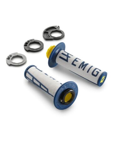 Грипсы ODI EMIG на зажимах синие с белым Husqvarna TC FC TE FE 125 501 16->