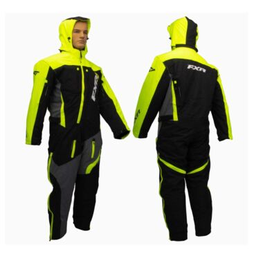 Комбинезон для снегохода FXR #1 lemon green (текстиль) - миниатюра 1